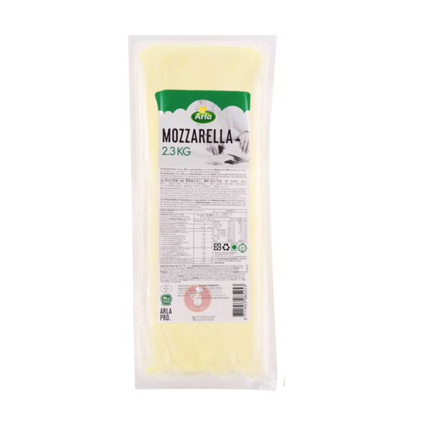 Arla Mozzarella 2.3kg ชีสยืด ชีสก้อน ชีสพิซซ่า นมแท้ 98%