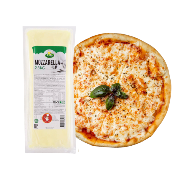 Arla Mozzarella 2.3kg ชีสยืด ชีสก้อน ชีสพิซซ่า นมแท้ 98%