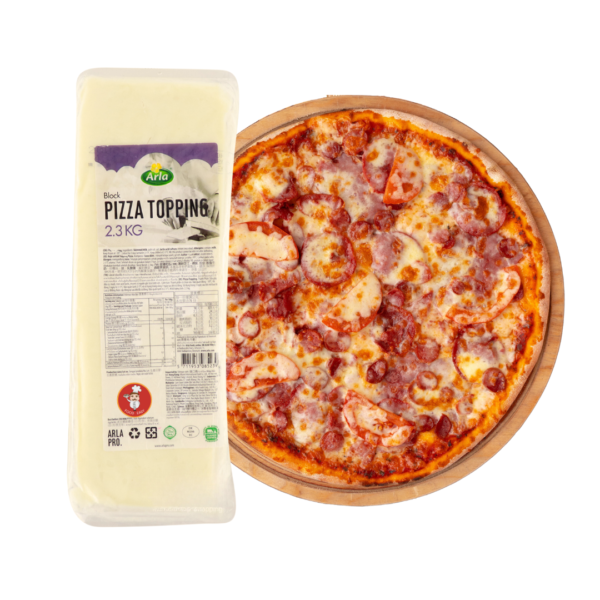 Arla Pizza Topping 2.3kg ชีสยืด ชีสก้อน ชีสพิซซ่า