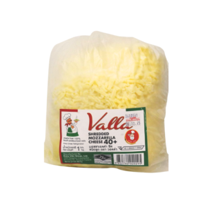 Valla Mozzarella Shredded 1kg ชีสยืด ชีสขูด นมแท้ 98%